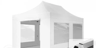 Partytent 6x3, professioneel, volledig PVC